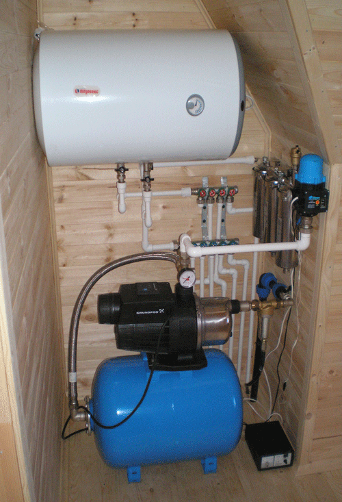 Элементы системы водоснабжения частного дома