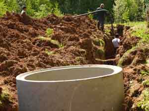 В СДНП «Жилой Поселок Шараповское» прокладка централизованного водопровода с колодцами для подключения потребителей